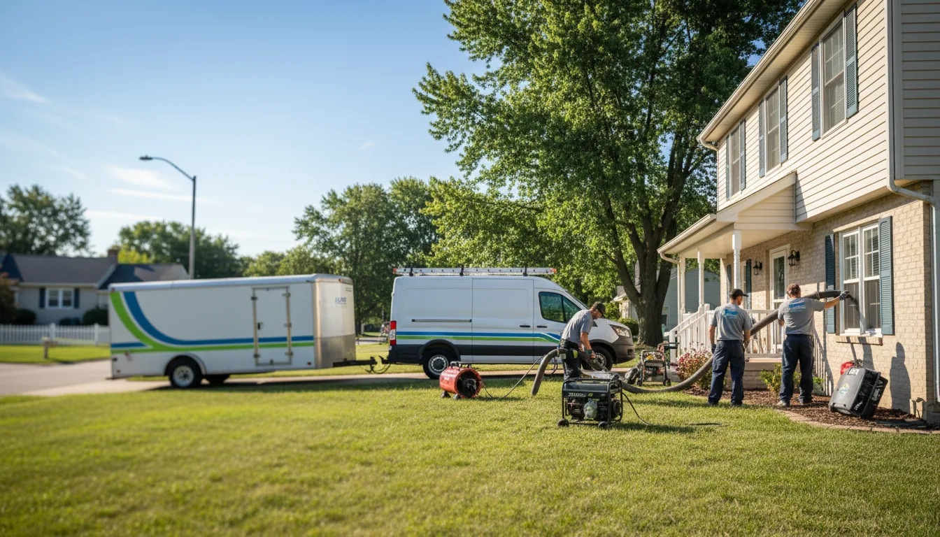 Flooded Basement Restoration And Cleanup With Repair in Tecumseh, KS near me